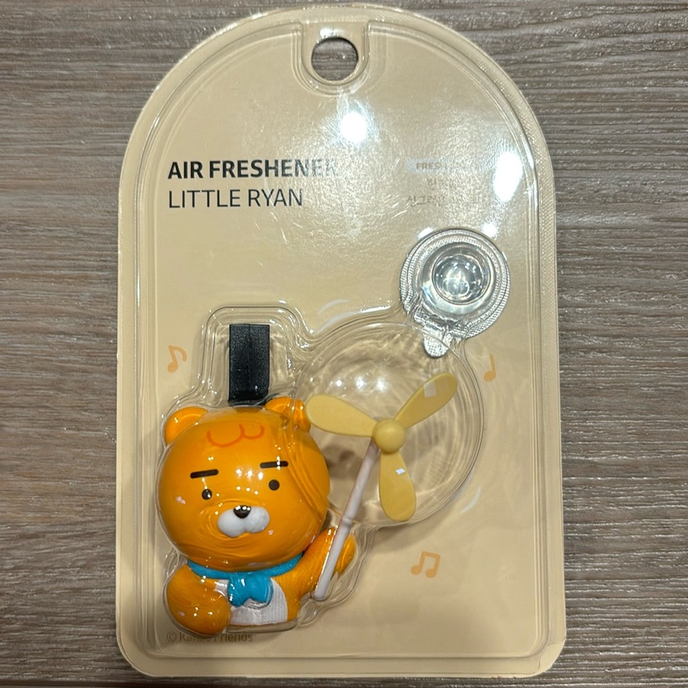 Kakao friends car air freshner little ryan fresh green